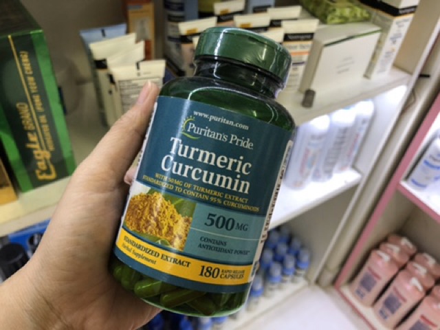 Tinh Chất Nghệ Vàng Puritan's Pride Turmeric Curcumin 500mg 180 viên date 2023 | BigBuy360 - bigbuy360.vn