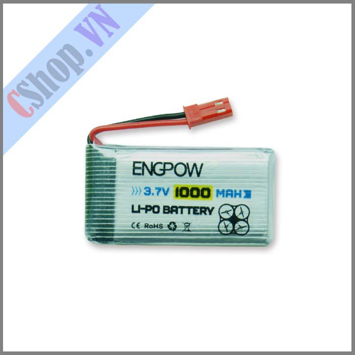 Pin lipo 1S 3.7V 1000 mah 25C