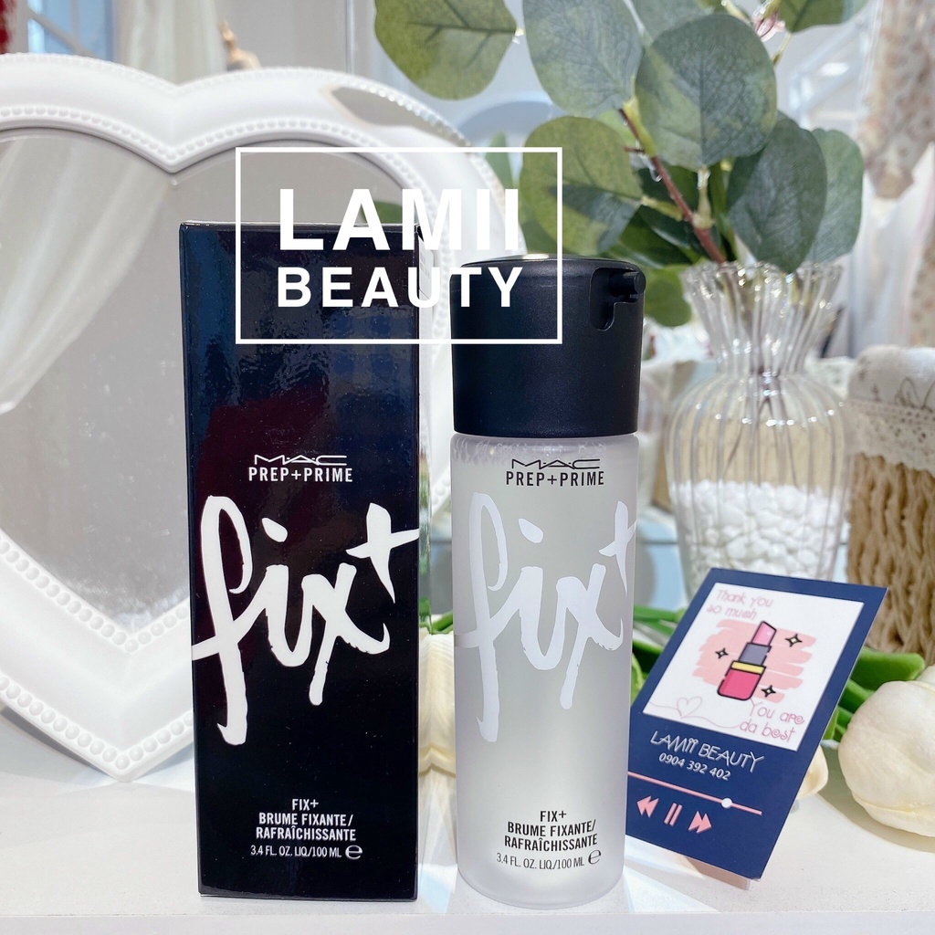 Xịt khoáng khoá nền make up MAC prep + prime Fix + 100ml LAMII BEAUTY