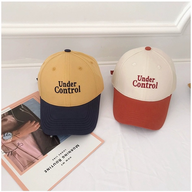Mũ lưỡi trai UNDER CONTROL thời trang cao cấp unisex freesize