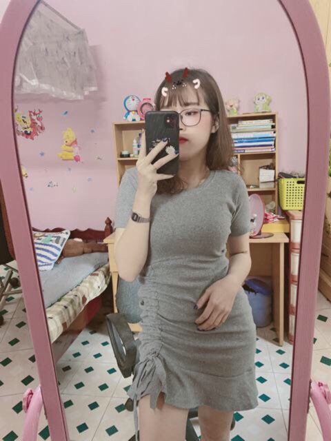 Đầm Đuôi Cá Rút Dây Bên Rất Sang Chảnh | BigBuy360 - bigbuy360.vn