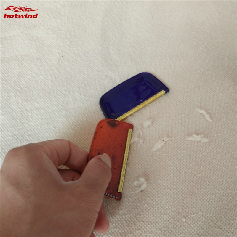 HW Wool Fabric Clothes Cashmere Sweater Lint Removers Portable Wooden Lint Comb