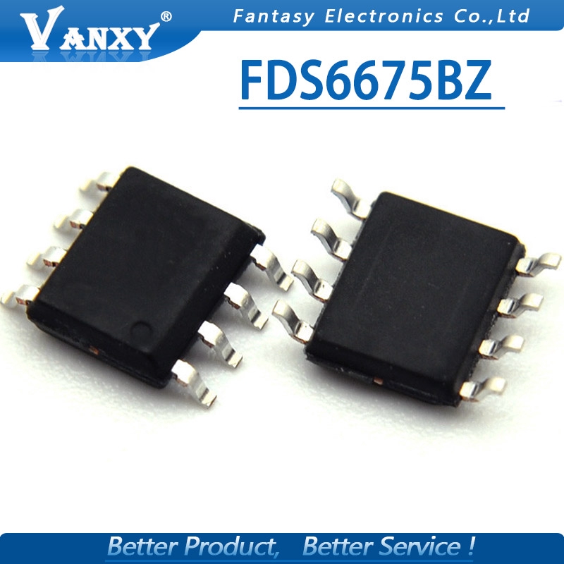 Set 10 Linh Kiện Điện Tử Fds6675Bz Sop-8 Fds6675 Sop 6675bz Sop8 Mosfet