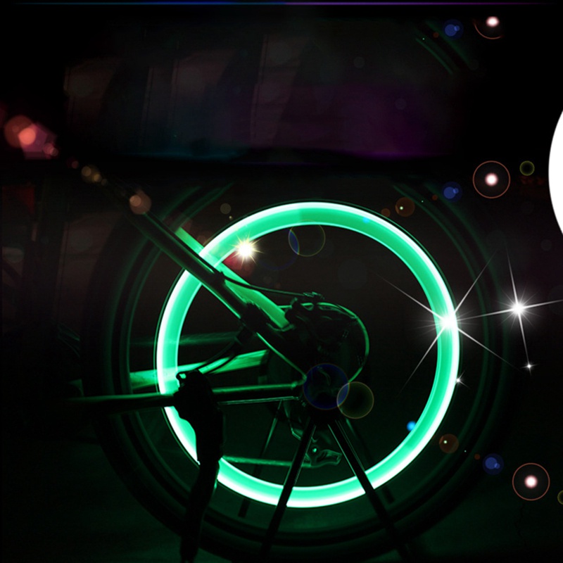 Đèn xe đạp không có pin Đèn xe đạp leo núi Đèn xe đạp LEDS Van lốp Mũ bánh xe nan hoa Đèn LED BL0157