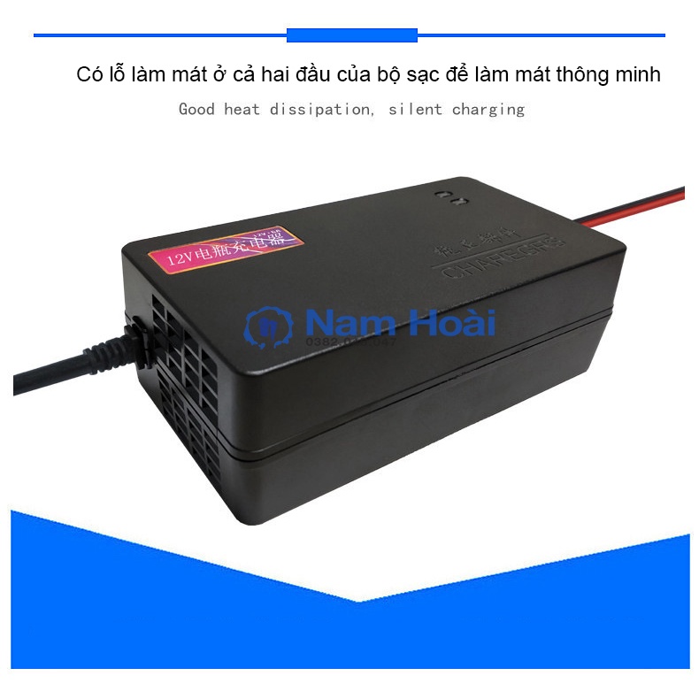 Sạc Bình ắc quy 12V2A 12V3A 12V6A, Sạc acquy từ 4-20-80Ah, Sạc và Phục hồi Cho Cả Bình Khô Và Nước Xe Máy, ô tô, xe điện