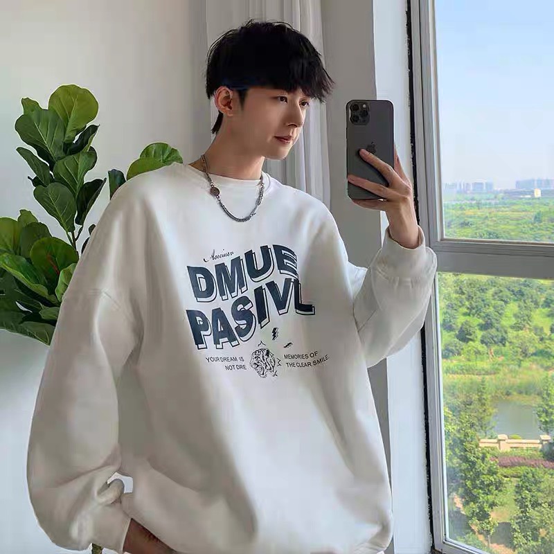 Áo sweater nỉ nam nữ form rộng unisex chất dày dặn hàng đẹp SWE08