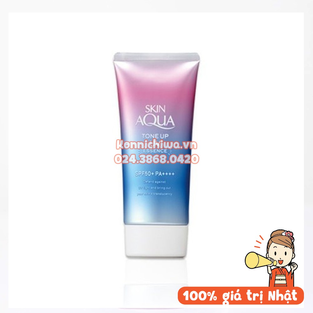 [Hàng Nhật chính hãng-Mẫu mới] Kem Chống Nắng Skin Aqua Tone Up UV Essence SPF 50+ hiệu chỉnh màu da tự nhiên