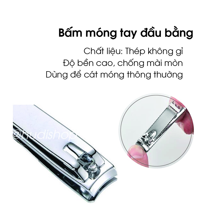Bấm móng tay tiện lợi Bộ bấm móng tay 16 chi tiết Bộ dụng cụ chăm sóc cá nhân 16 món GD452 Hudishop