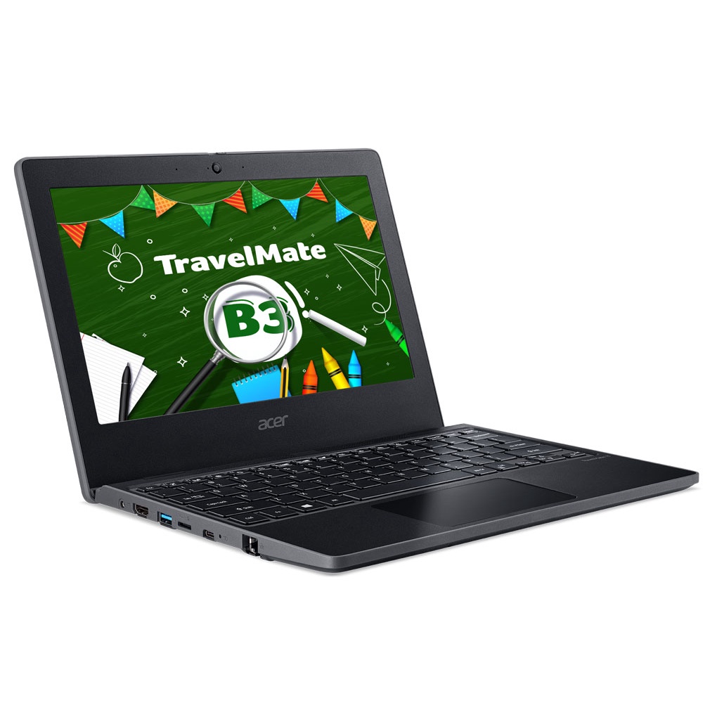 Laptop học sinh Acer TravelMate B3 TMB311-31-P49D P-N5030 | 4GB | 256GB| 11.6' HD | Win 11 HÀNG CHÍNH HÃNG