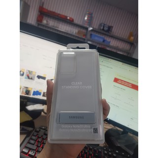Hàng chính hãng - ốp lưng samsung clear standing cover note 20 ultra / note 20 ultra 5g