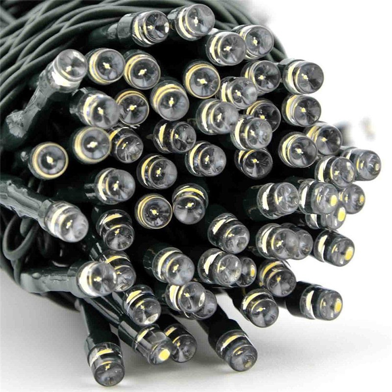 12M 100LED Bộ dây trang trí 12 đèn LED chống thấm nước chạy bằng năng lượng mặt trời