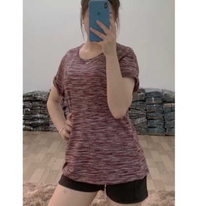 Áo BigSize Nữ Thể Thao In Chữ Chữ Lưng Siêu Co Giãn Cho Chị Em 58kg - 85kg AC1014