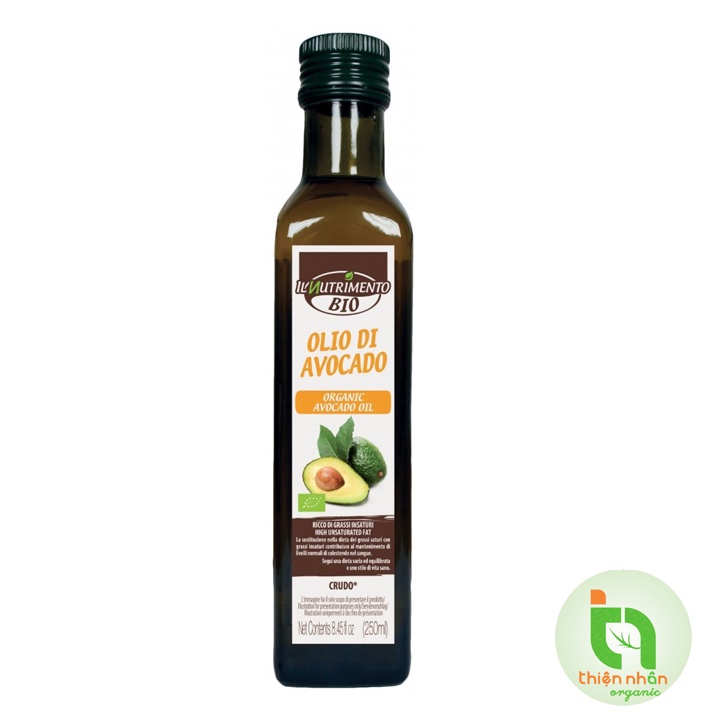 Dầu quả bơ hữu cơ IL Nutrimento ProBios 250ml Organic Avocado Oil