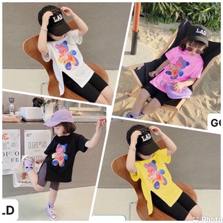 Bộ quần áo bé gái xẻ tà dễ thương (Cotton SG chính phẩm) từ 10kg đến 37kg