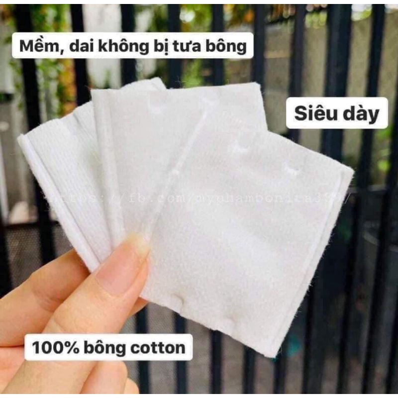 BÔNG TẨY TRANG COTTON 222 MIẾNG