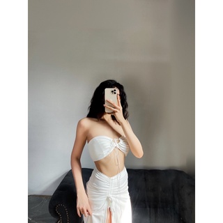 Set Áo Cúp & Chân Váy Xẻ Tà
