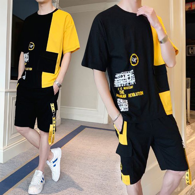 Bộ Đồ Thun Nam Áo Ngắn Tay GK Và Quần Short Đùi Phối Dây Zenkonam MEN QA 076 | BigBuy360 - bigbuy360.vn