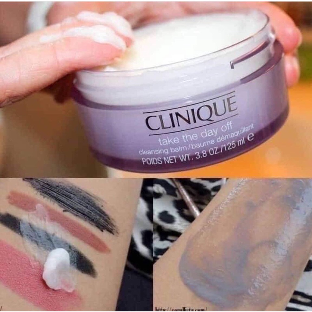 Sáp Tẩy Trang Clinique Take The Day Off Cleansing Balm 125ml Tím