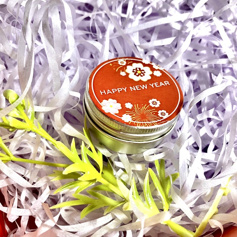 100 tem dán decal sticker năm mới màu đỏ tem Tết Happy New Year