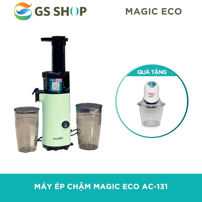 Máy ép chậm Magic Eco AC-131 | TẶNG: Máy xay Đa Năng Magic 1.5L A04