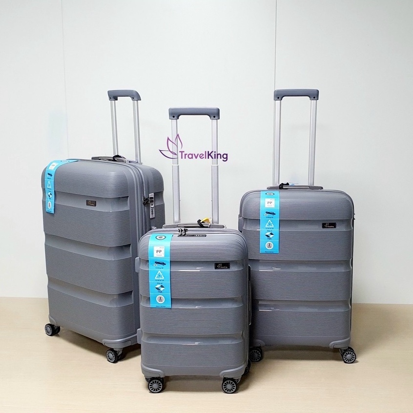 Vali nhựa chống bể vỡ TRAVELKING884 nhựa PP 3 size 20, 24, 28 inch BH 10 năm - VALIKING