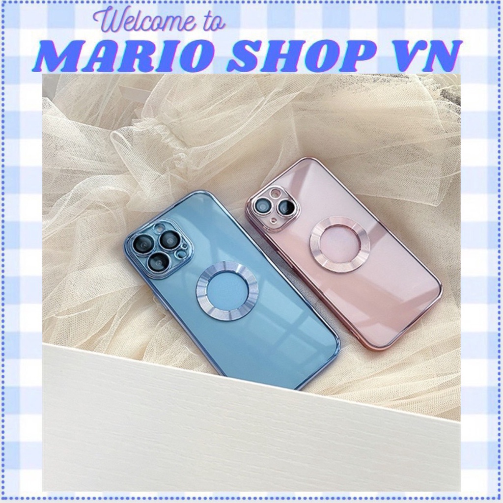 Ốp Lưng Hở Táo Viền Vuông Mạ Xi Cao Cấp Chống Ố Vàng 7 PLUS 8 PLUS X XS MAX 11 PRO MAX 12 PRO MAX 13 PRO MAX 14 PRO MAX