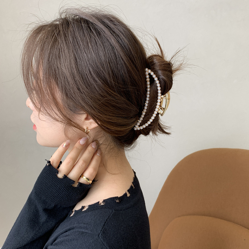 Kẹp Tóc Hợp Kim Đính Đá Xinh Xắn Cho Nữ