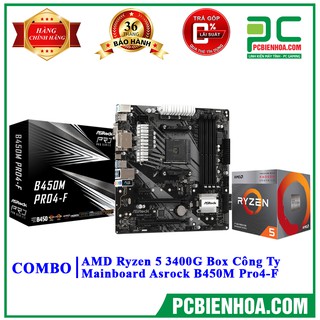  Ryzen 5 3400G Box hãng + Mainboard (ASrockMSI)