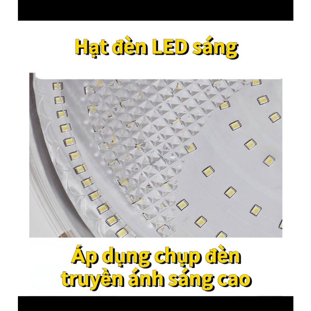 Đèn Năng Lượng Mặt Trời Ốp Trần 300w 400w, sử dụng trong nhà ngoài hành lang chính hãng TYS, Bảo hành 2 năm