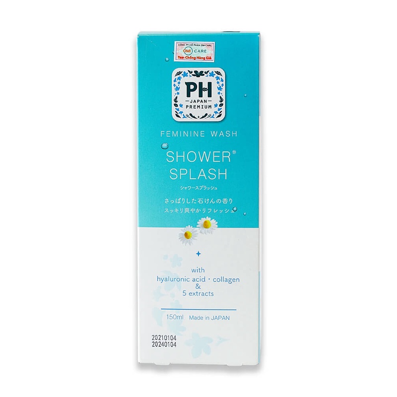 Dung Dịch Vệ Sinh Hoàn Toàn Tự Nhiên PH Care PH Japan Premium Shower Splash Hương Hoa Lily (150ml)