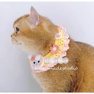 Yếm len handmade cho mèo, cún,thỏ,…