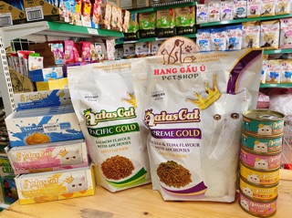 Hạt cá cơm sấy mix 1.2kg Aatas Cat