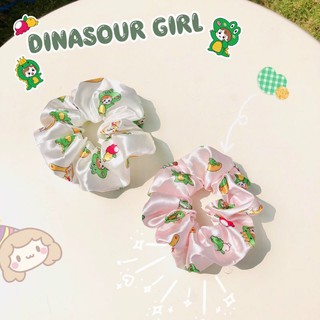 [ Giá sỉ] Cột tóc scrunchies khủng long Dinasour Girl - Thùy My Accessories