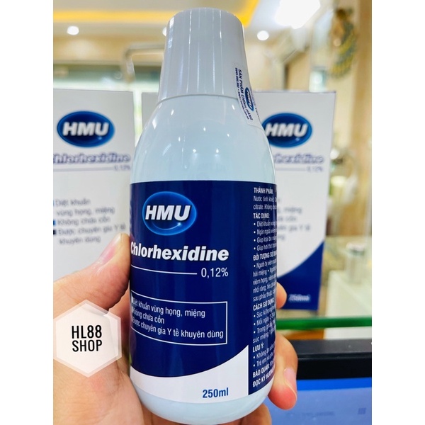 Nước súc miệng HMU Chlorhexidine của Đại học Y Hà Nội