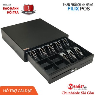 Ngăn kéo đựng tiền, két đựng tiền thu ngân FILIXPOS FI88C - Chính Hãng - Chất Liệu Thép Cao Cấp , Bền Đẹp