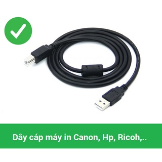 Dây cáp máy in USB 2.0 dành cho máy in Canon 2900, HP, Ricoh, Epson, Brother, Samsung,…