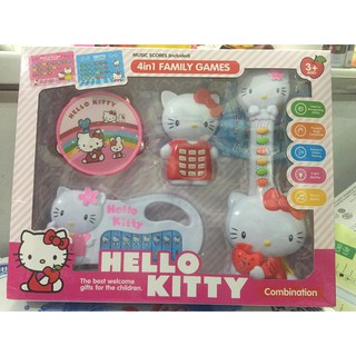 Bộ đồ chơi đàn Hello kitty 4 món cho bé