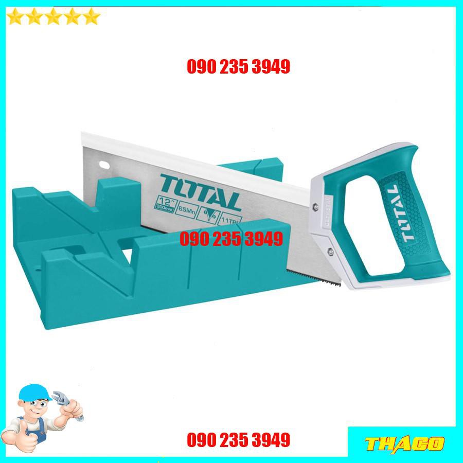 Cưa cầm tay bản lớn kèm cữ cưa chuyên dụng nhiều góc chiều dài 300mm Total Ingco cứng chắc bền bỉ siêu bén 1234