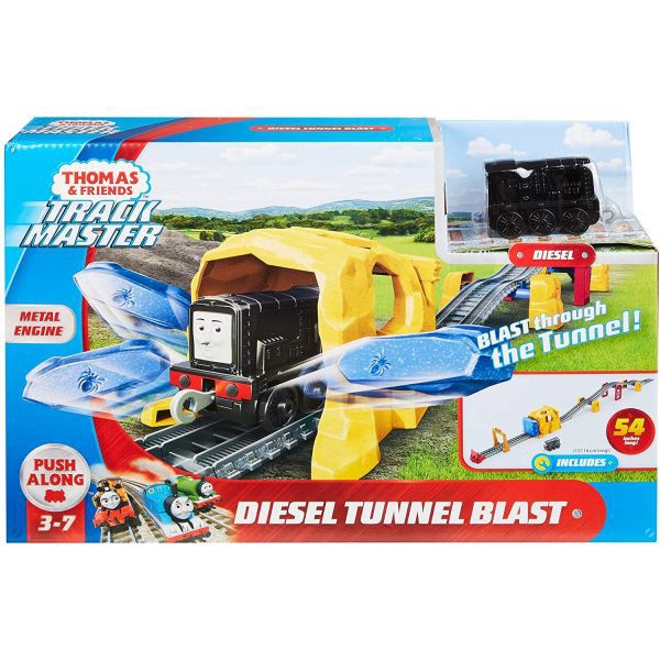 Mô hình bộ đường ray vượt chướng ngại vật cùng Diesel Thomas Friends GHK73