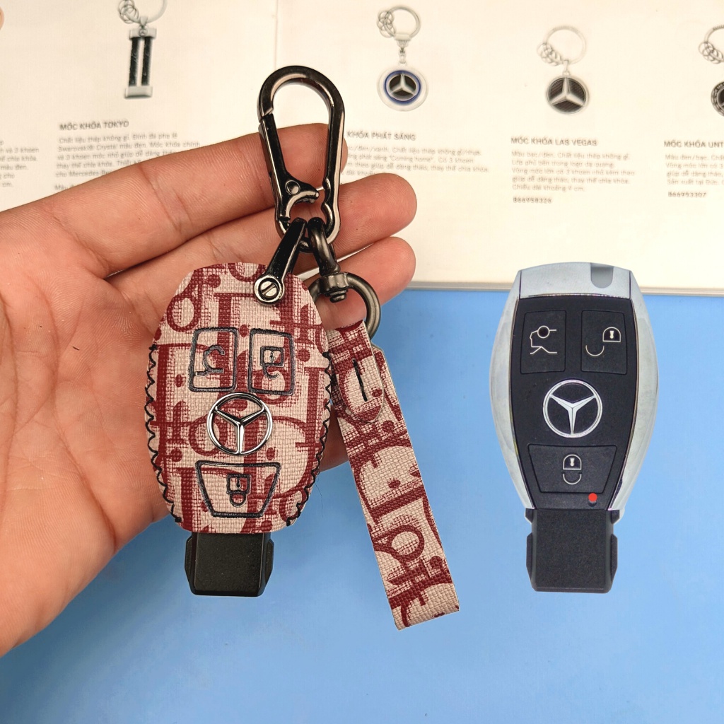 Bao Da Chìa Khóa Mercedes,Bọc Chìa Khóa Mercedes (M1 MÓC D)