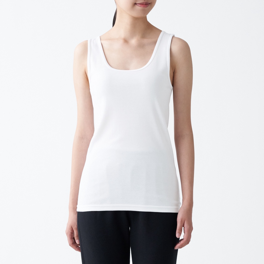 Muji Bộ 2 Áo Ba Lỗ Cotton Ấn Độ