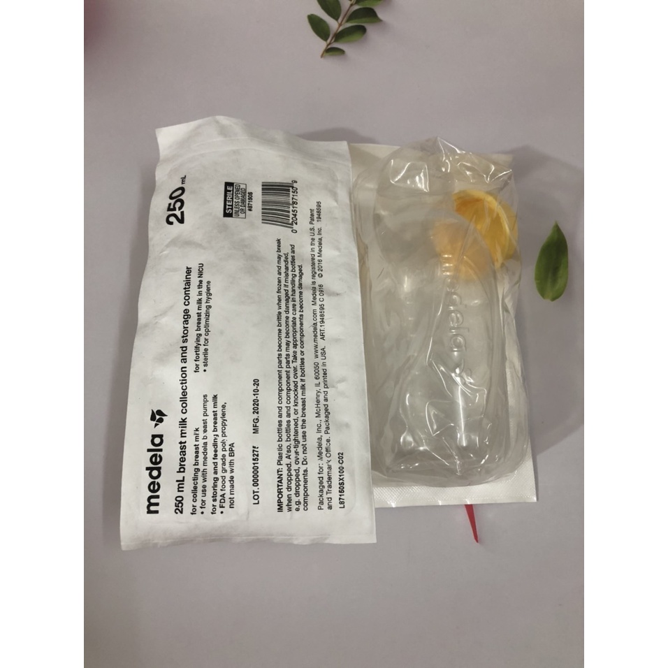 Bình trữ sữa Mede_la in nổi 250ml
