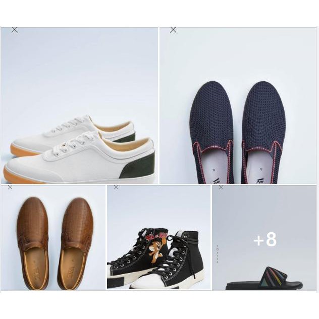 Trả order giầy sneakers Zara
