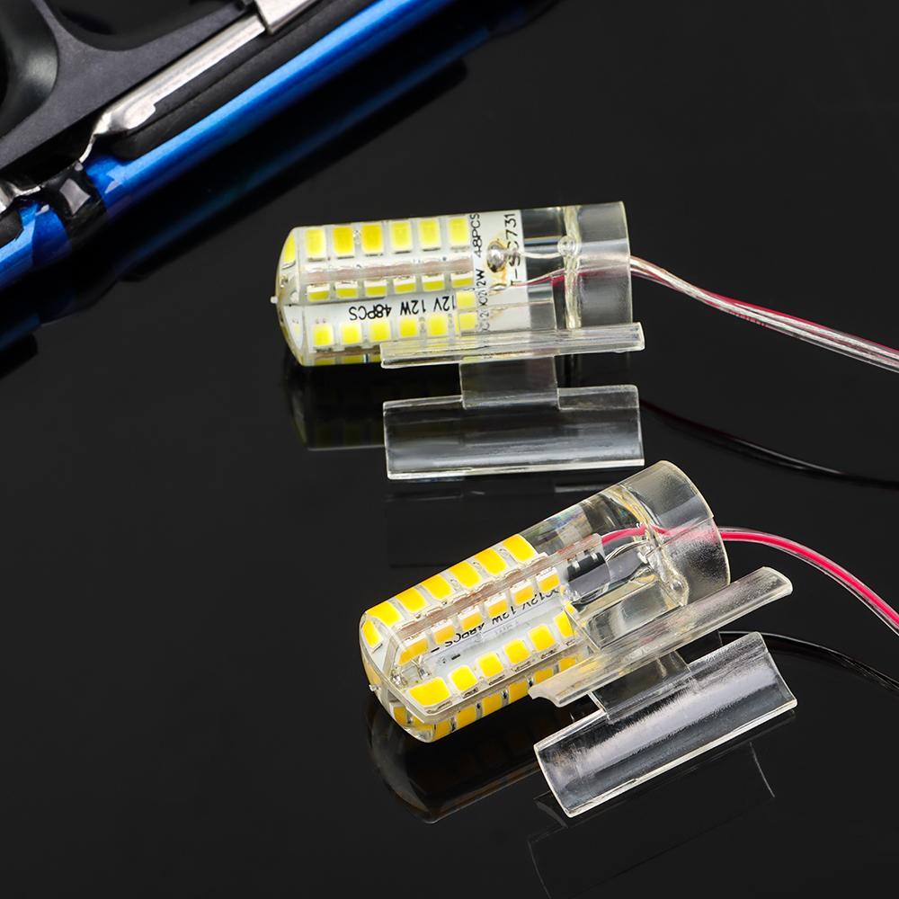 WTTLE Đèn LED Câu Cá 12V 48 Bóng Chất Lượng Cao