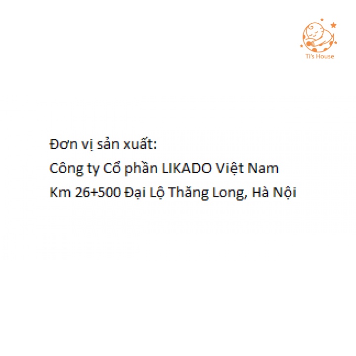 Khăn vải khô đa năng cho bé LIKADO 600g - 300g kích thước 15 x 20