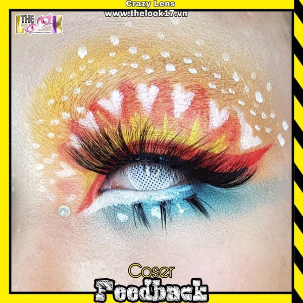 LENS CRAZY COSPLAY - TRẮNG LƯỚI