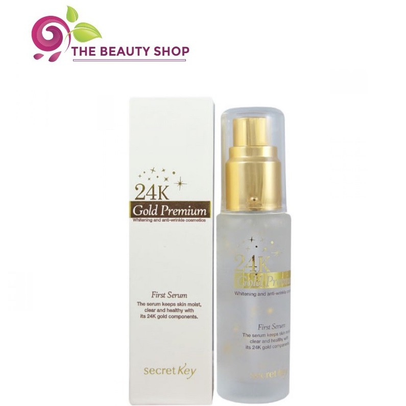 Tinh Chất Cô Đặc Dưỡng Trắng Và Chống Lão Hóa Secret Key 24K Gold Premium First Serum (30ml)