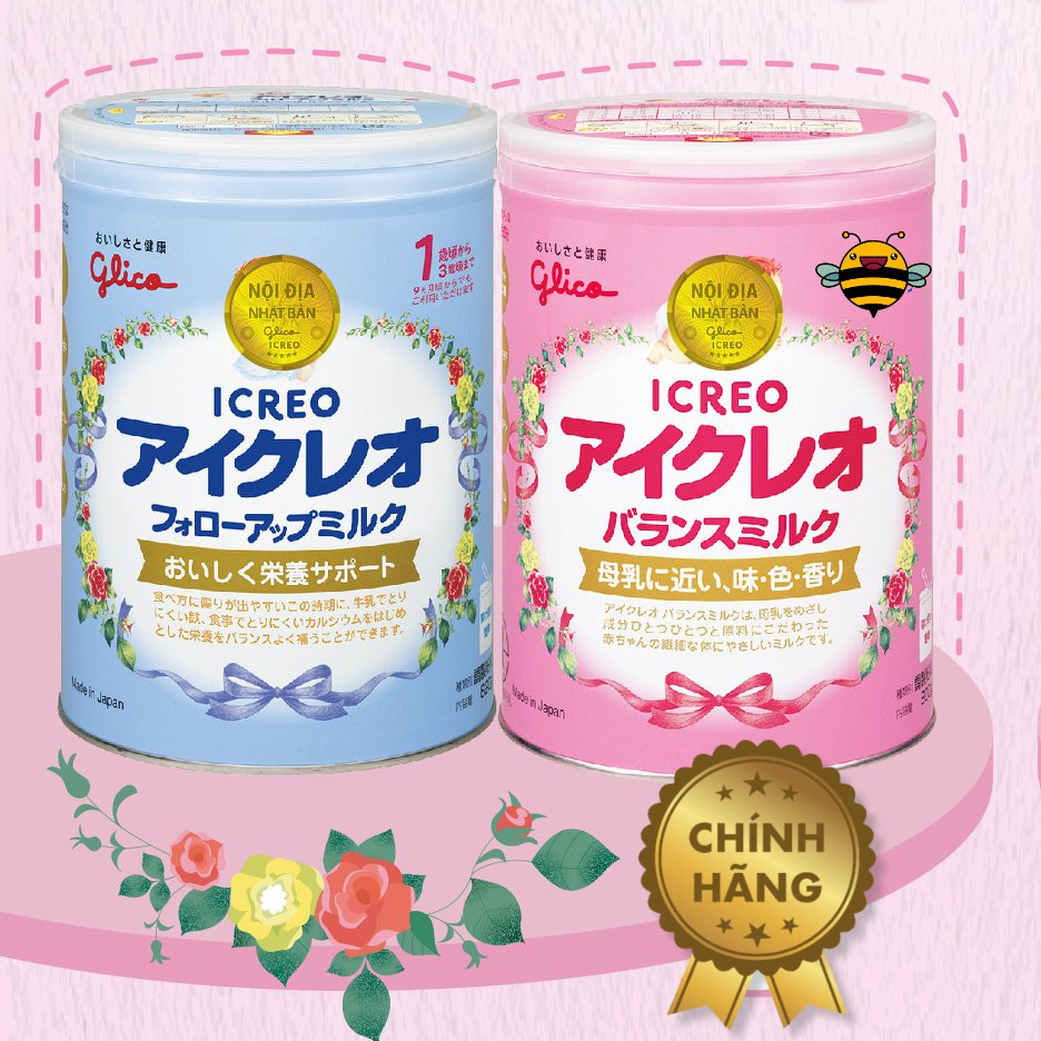 Sữa bột Glico ICREO 800g nội địa Nhật