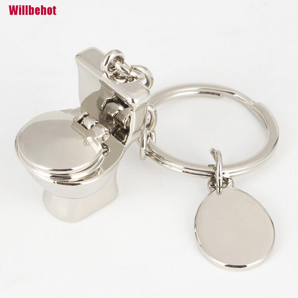 Chìa Khóa Bồn Cầu mini Bằng Kim Loại Dễ Thương