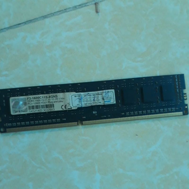 ram ddr3 4g bus 1600/ram pc ddr 3